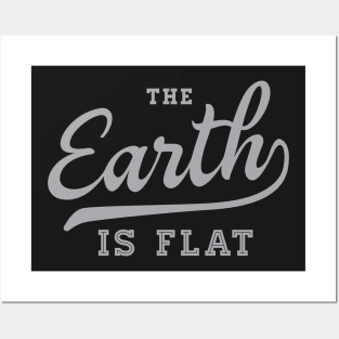 Flat Earth Retro 2 Posters and Art